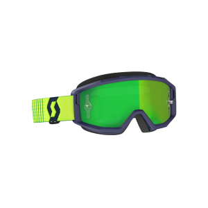 Scott Primal motorbril (gespiegeld | blauw / geel / groen)