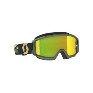 Scott Primal motorbril (gespiegeld | camouflage / geel)