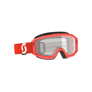 Scott Primal motorbril (transparant | rood)