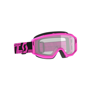 Scott Primal motorbril (transparant | zwart / roze)