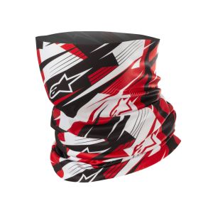 Alpinestars Blurred Neck Tube Schlauchschal unisex (schwarz/weiß/rot)