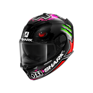 Shark Spartan GT Carbon Redding Fullface Helm (zwart / rood / paars / groen)