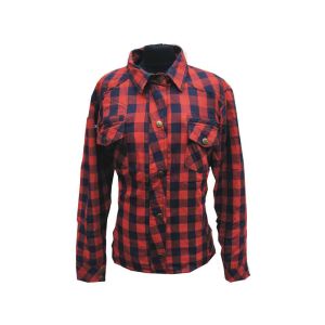 Bores Lumber Jack Shirt dames (met aramide stof | rood)