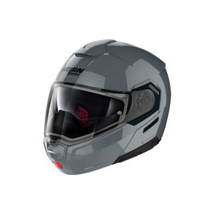 Nolan N90-3 Classic N-Com opklapbare helm (grijs)