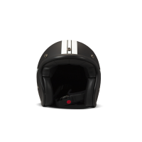 DMD Vintage Jet Helm (zwart)